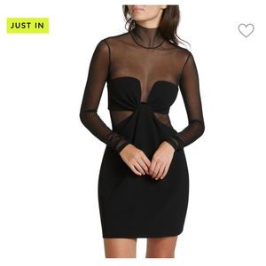 A.L.C. Rita High-Neck Mesh Minidress size 6